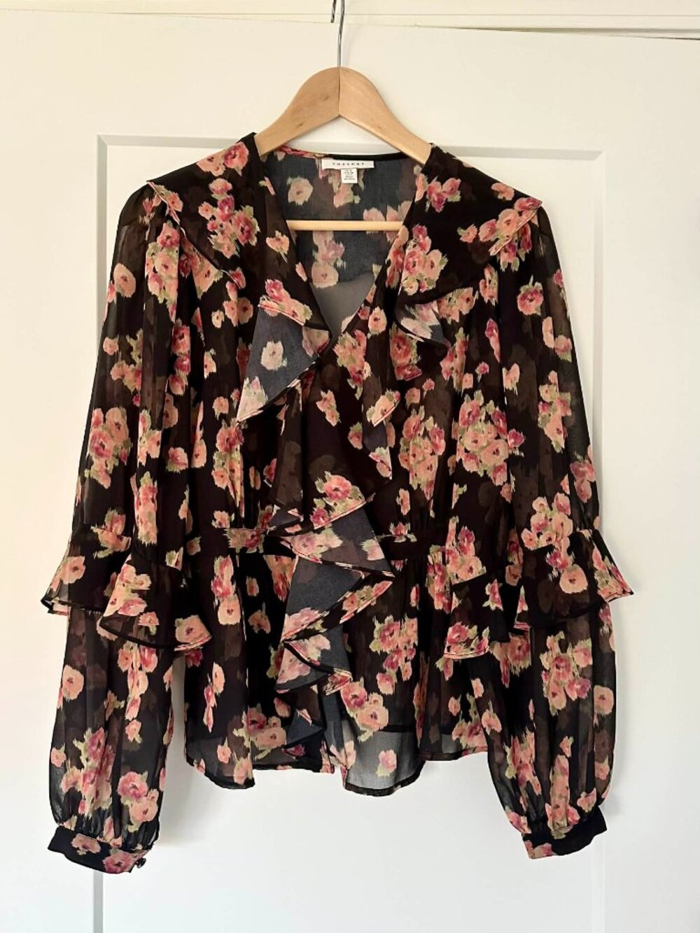 Topshop Women's Floral Blouse US 6